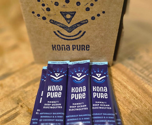 Kona Pure Deep Ocean Electrolytes – Unflavored (6 Stick Packs)